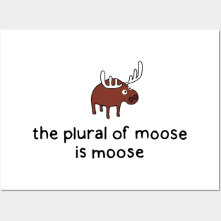 The plural of Moose Posters and Art